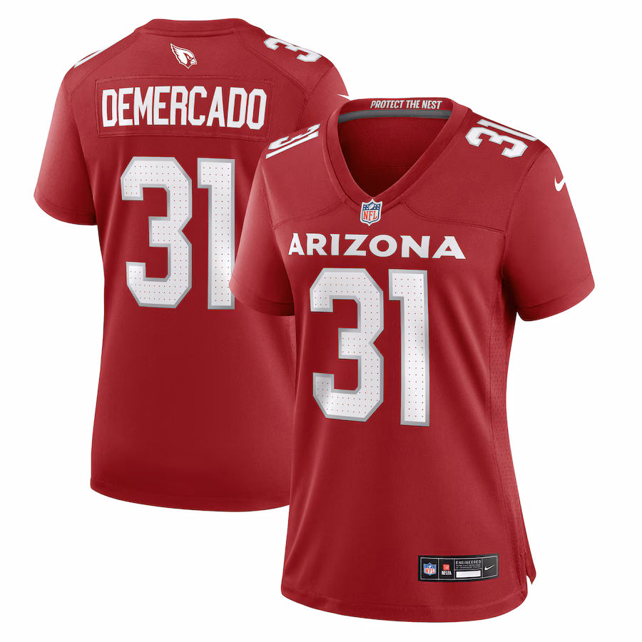 Women's Arizona Cardinals Emari Demercado Nike Cardinal Game Jersey
