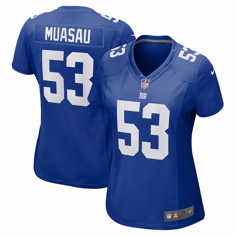 Women's New York Giants Darius Muasau Nike Royal Game Jersey