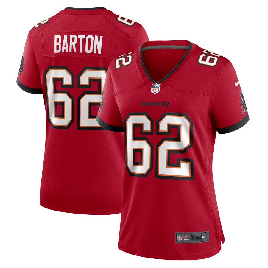 Women's Tampa Bay Buccaneers Graham Barton Nike Red Game Jersey