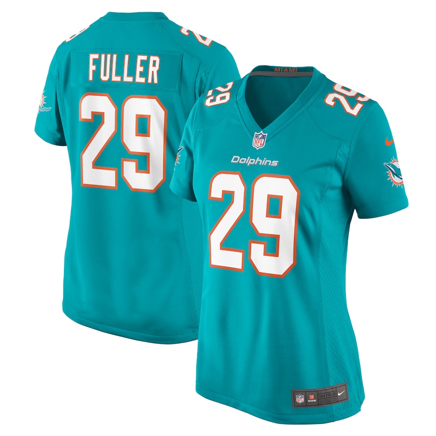 Women's Miami Dolphins Kendall Fuller Nike Aqua Game Jersey