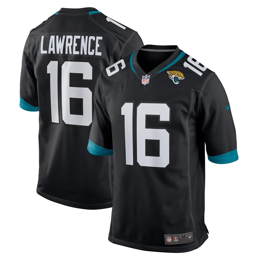 Youth Jacksonville Jaguars Trevor Lawrence Nike Black Alternate Game Jersey