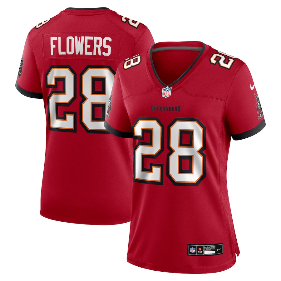 Women's Tampa Bay Buccaneers Dallis Flowers Nike Red Game Jersey