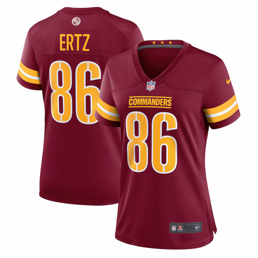 Women's Washington Commanders Zach Ertz Nike Burgundy Game Jersey