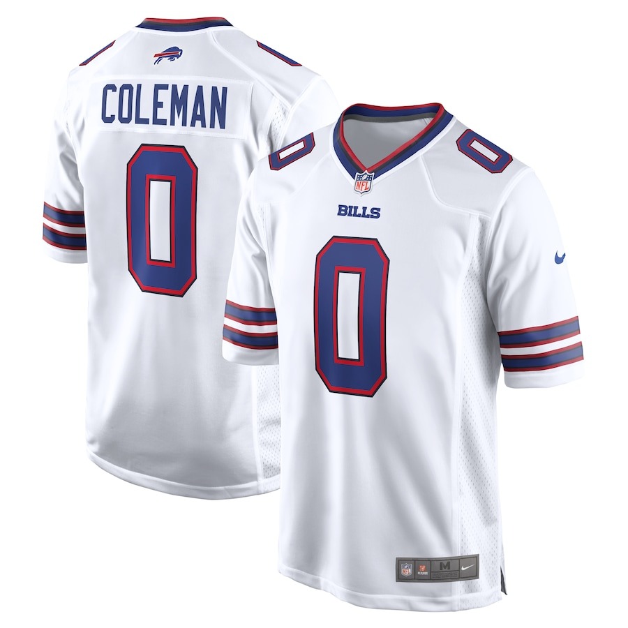 Men's Buffalo Bills Keon Coleman Nike White Game Jersey