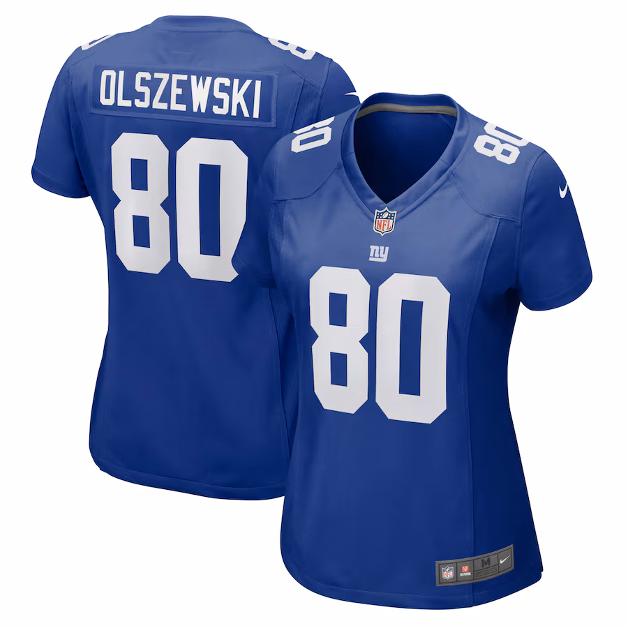Women's New York Giants Gunner Olszewski Nike Royal Game Jersey