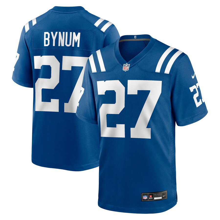 Men's Indianapolis Colts Camryn Bynum Nike Royal Team Game Jersey
