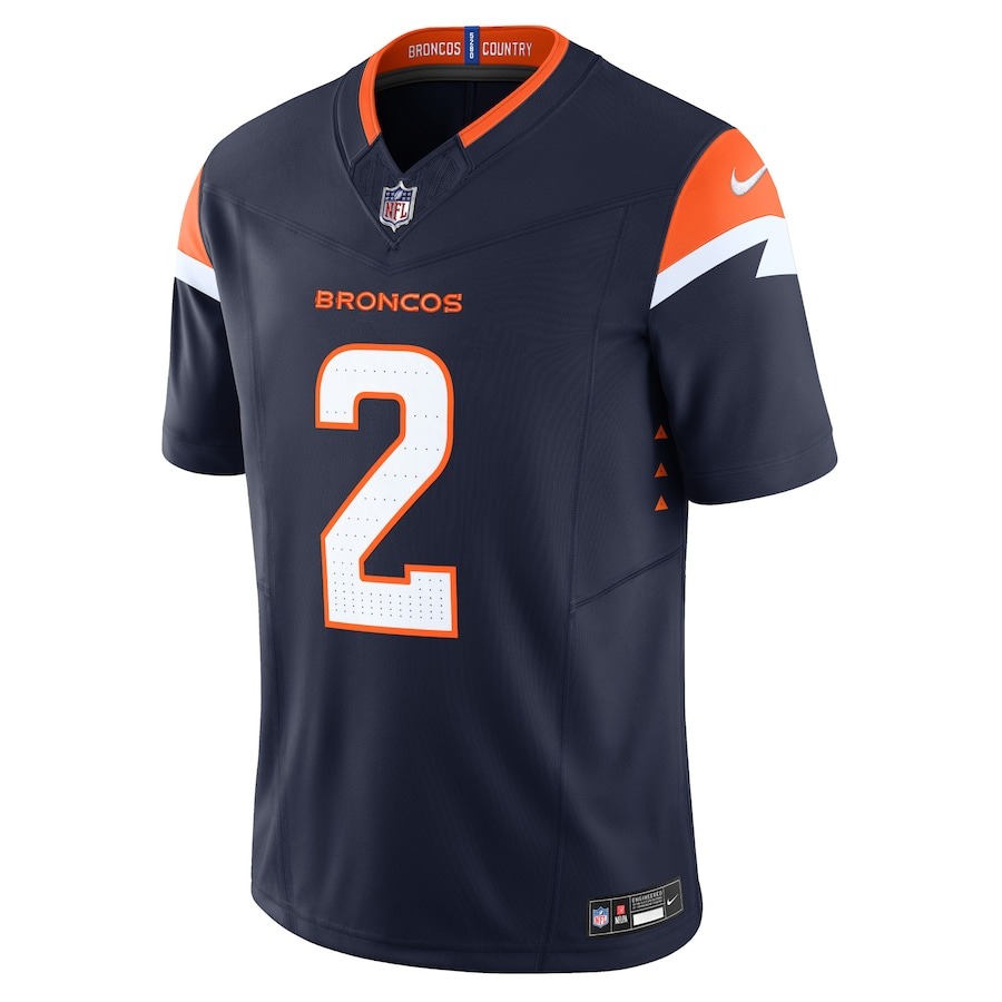 Men's Denver Broncos Patrick Surtain II Nike Navy Mile High Collection Vapor F.U.S.E. Limited Jersey