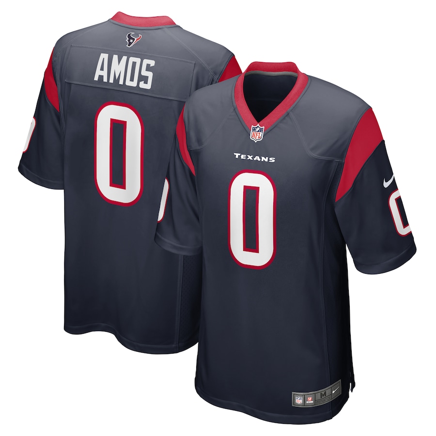 Men's Houston Texans Adrian Amos Nike Navy Game Jersey