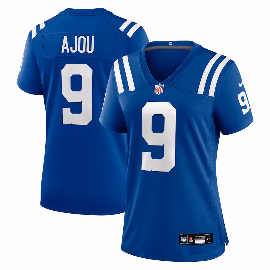 Women's Indianapolis Colts Ajou Ajou Nike Royal Team Game Jersey