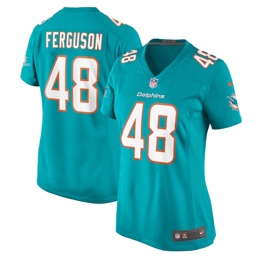 Women's Miami Dolphins Blake Ferguson Nike Aqua Game Jersey