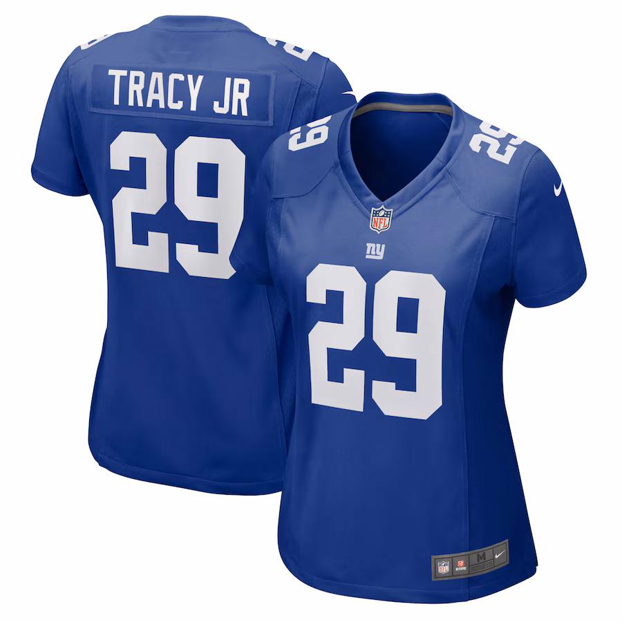 Women's New York Giants Tyrone Tracy Jr. Nike Royal Game Jersey