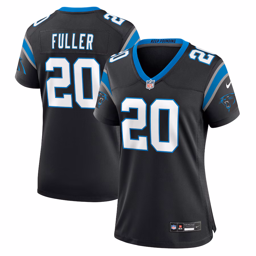 Women's Carolina Panthers Jordan Fuller Nike Black Game Jersey
