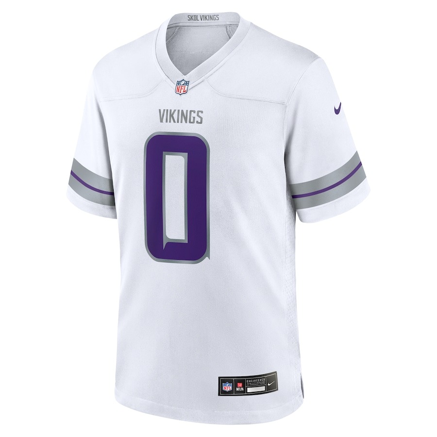 Men's Minnesota Vikings Ivan Pace Jr Nike White Alternate Game Player Jersey
