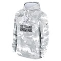 Men's Cleveland Browns Nike Arctic Camo 2024 Salute to Service Club Fleece Pullover Hoodie