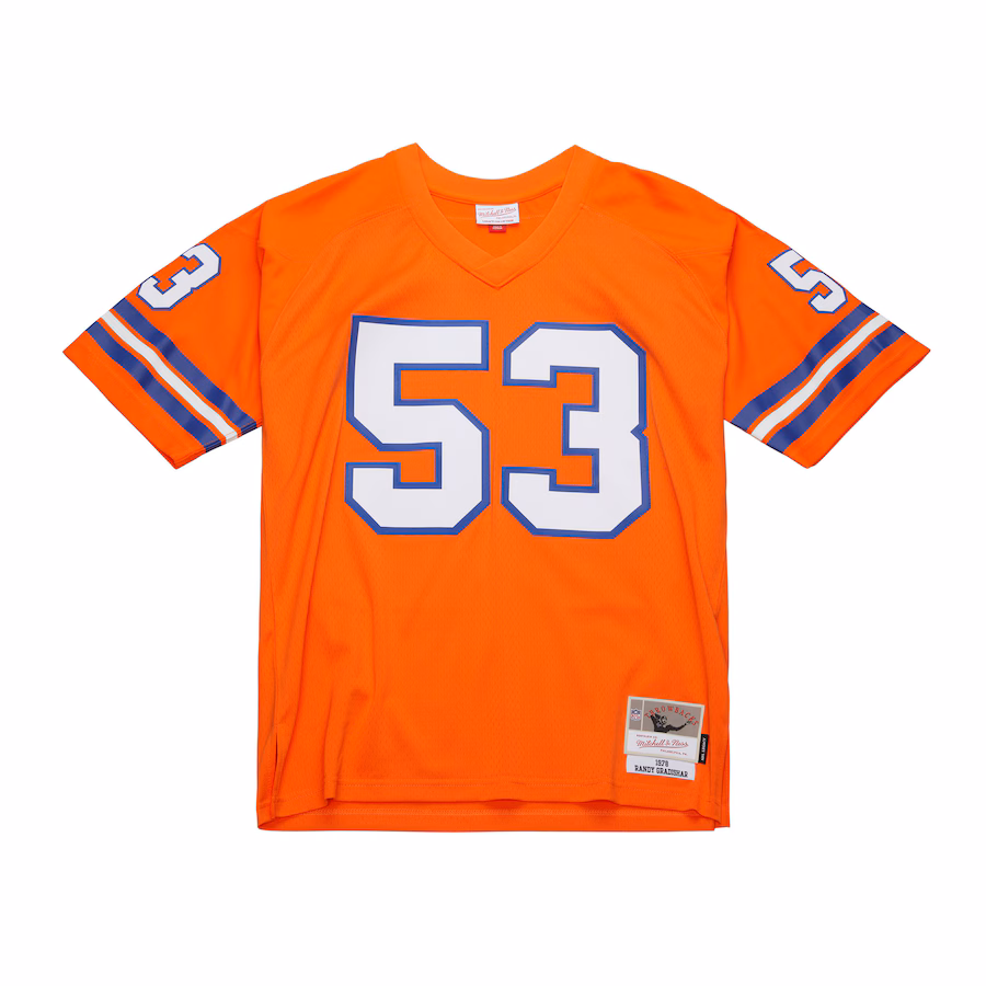 Men's Denver Broncos Randy Gradishar Mitchell & Ness Orange 1978 Legacy Replica Jersey