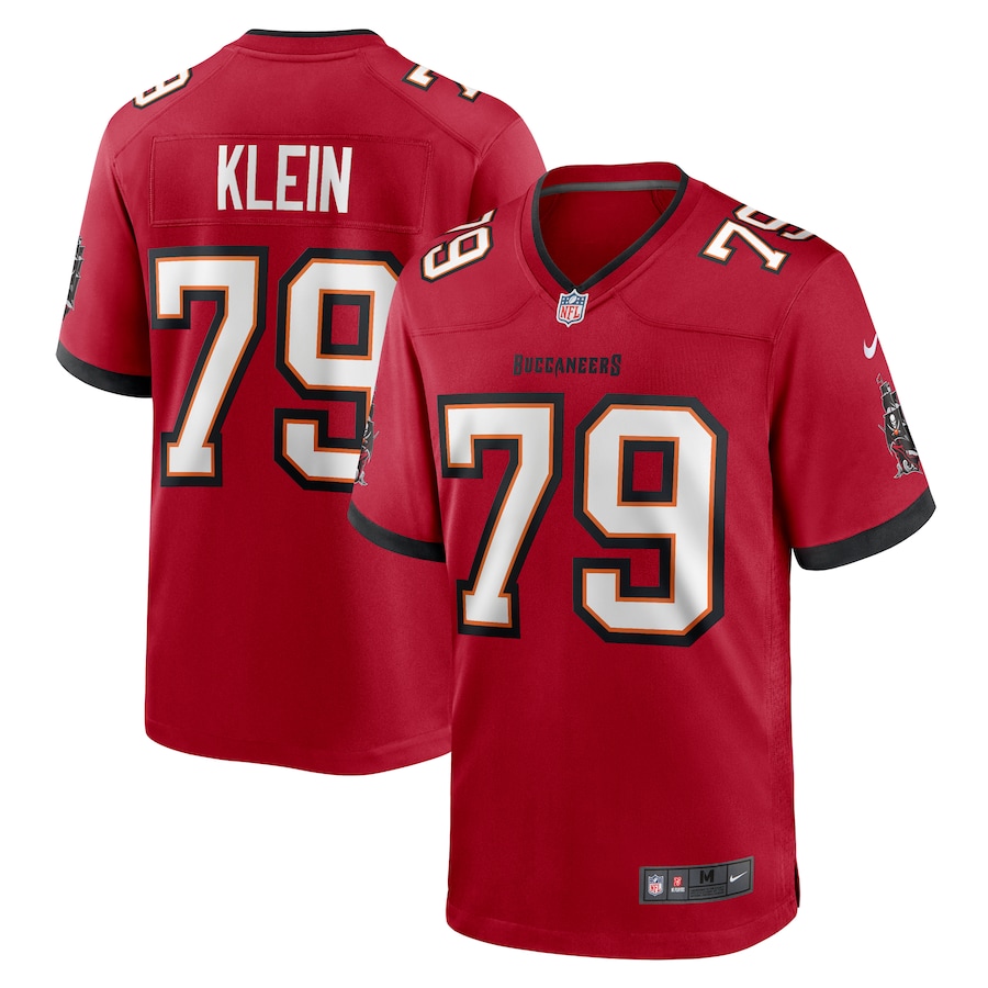 Men's Tampa Bay Buccaneers Elijah Klein Nike Red Game Jersey