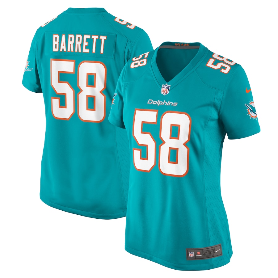 Women's Miami Dolphins Shaquil Barrett Nike Aqua Game Jersey
