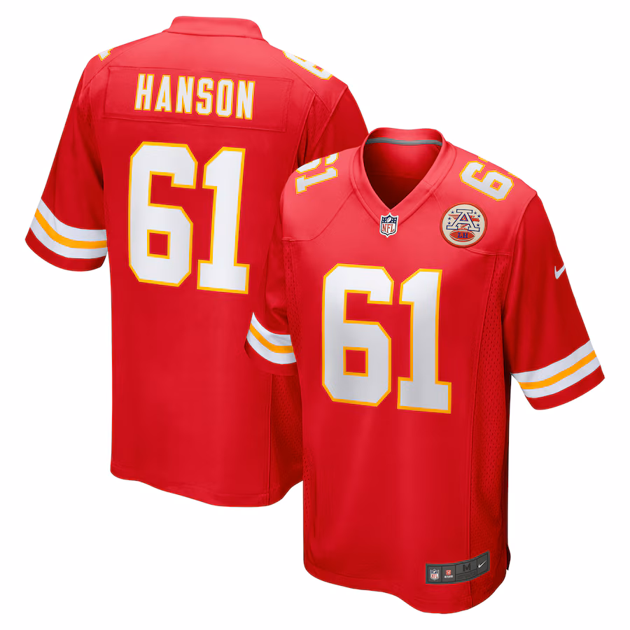 Men's Kansas City Chiefs C.J. Hanson Nike Red Game Jersey