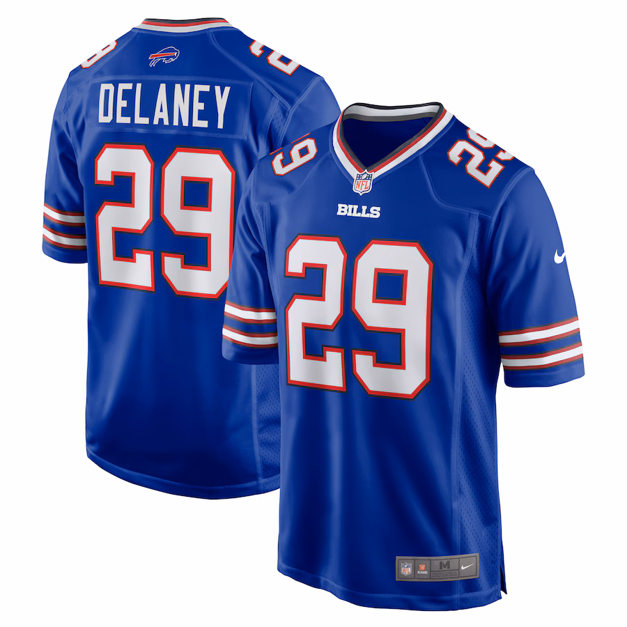 Men's Buffalo Bills Dee Delaney Nike Royal Game Jersey