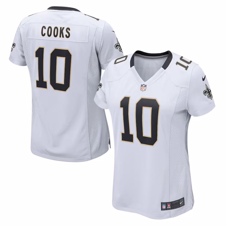 Womens New Orleans Saints Brandin Cooks Nike White Game Jersey