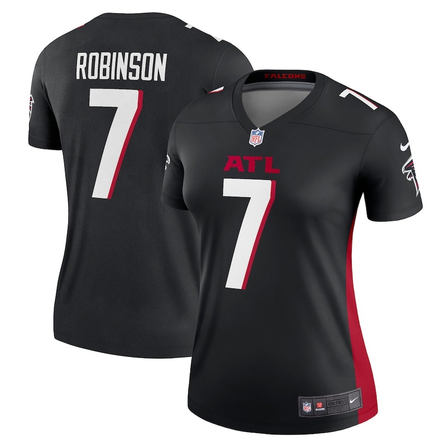 Women's Atlanta Falcons Bijan Robinson Nike Black Legend Player Performance Top