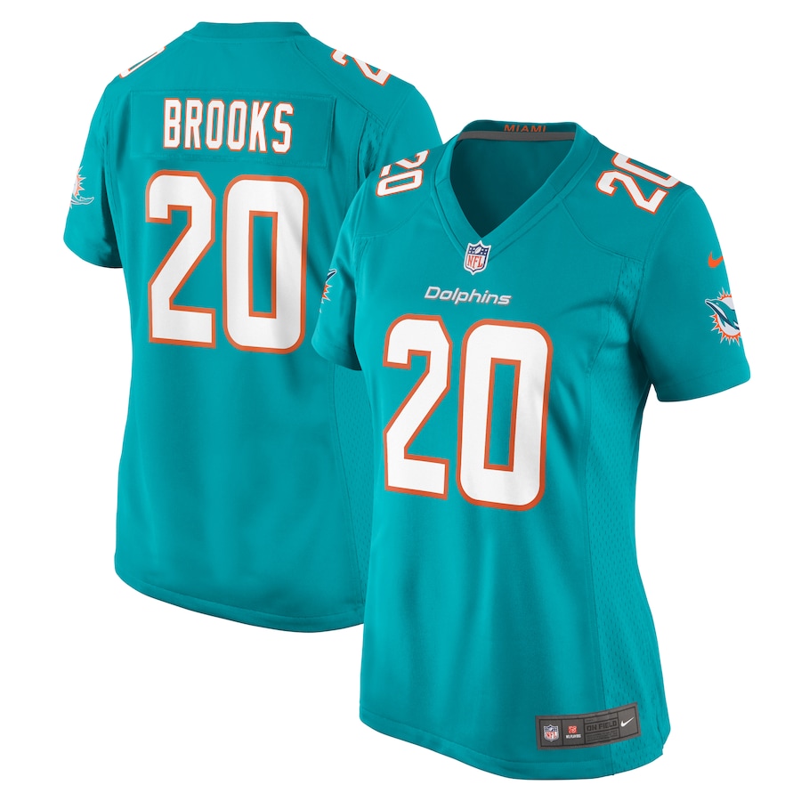 Women's Miami Dolphins Jordyn Brooks Nike Aqua Game Jersey