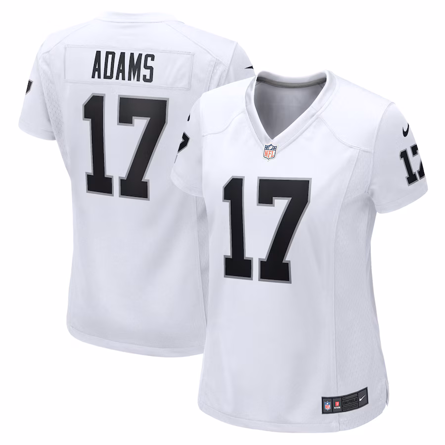 Women's Las Vegas Raiders Davante Adams Nike White Player Jersey