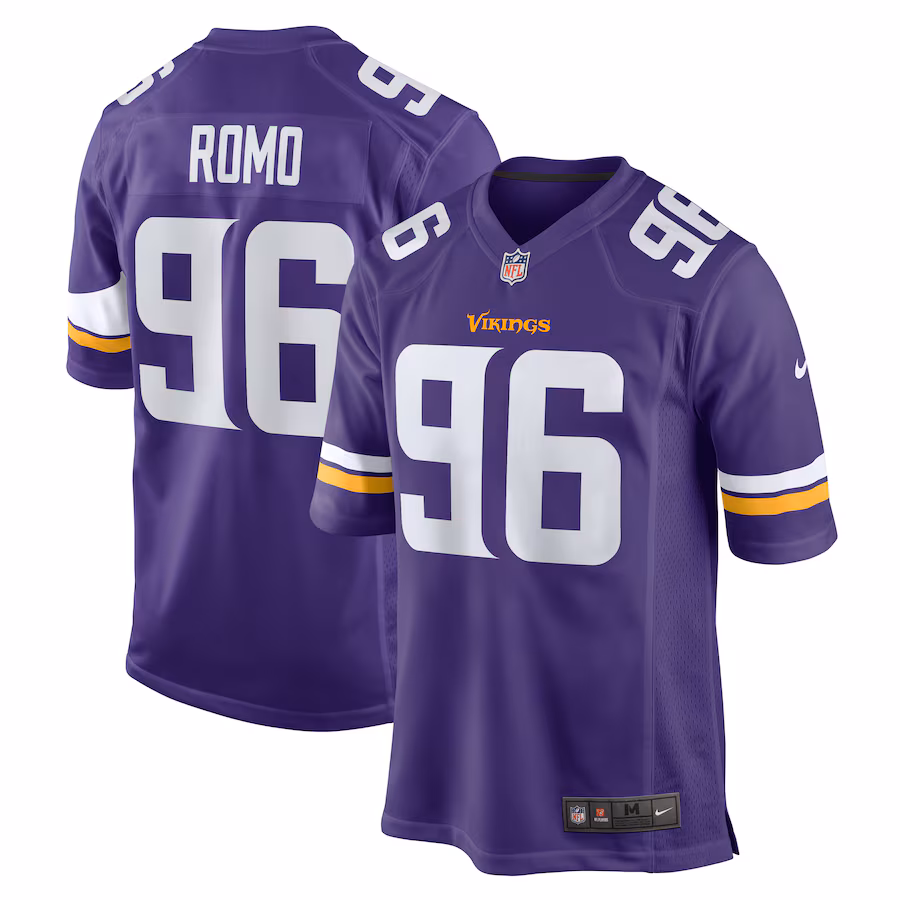 Men's Minnesota Vikings John Parker Romo Nike Purple Game Jersey