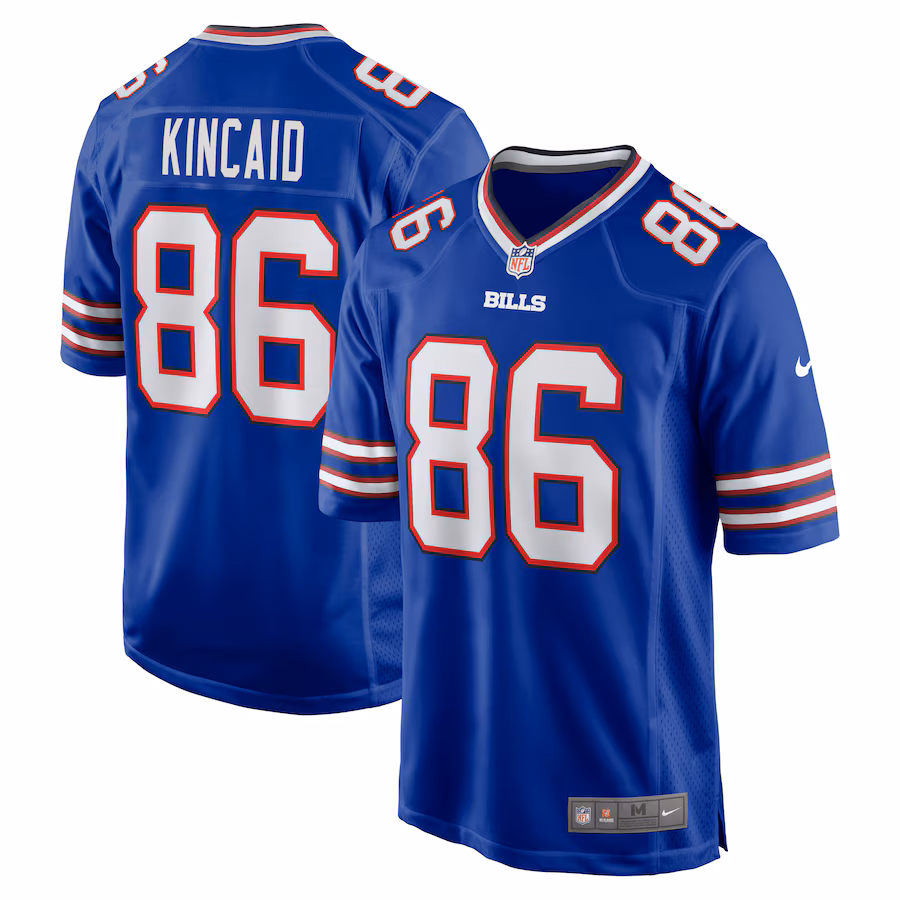 Men's Buffalo Bills Dalton Kincaid Nike Royal Game Jersey