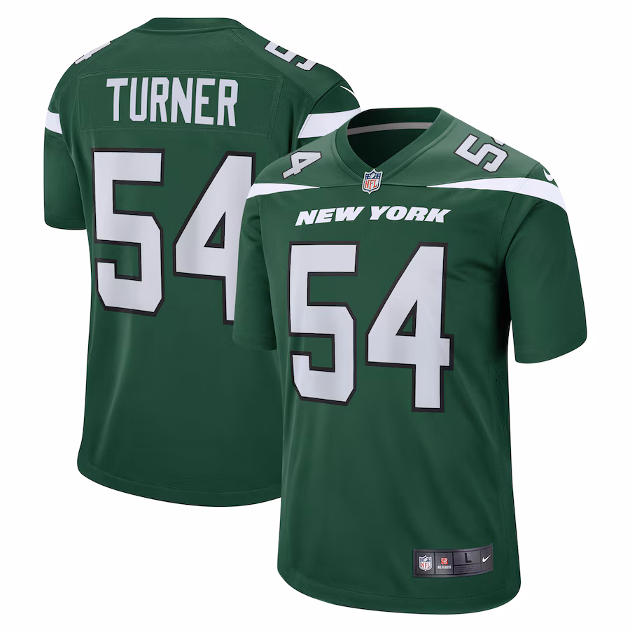 Men's New York Jets Billy Turner Nike Gotham Green Game Jersey