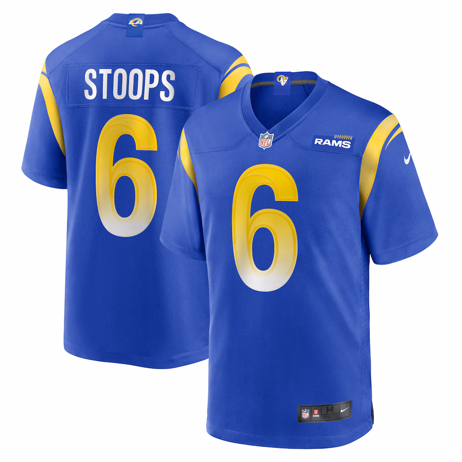 Men's Los Angeles Rams Drake Stoops Nike Royal Game Jersey