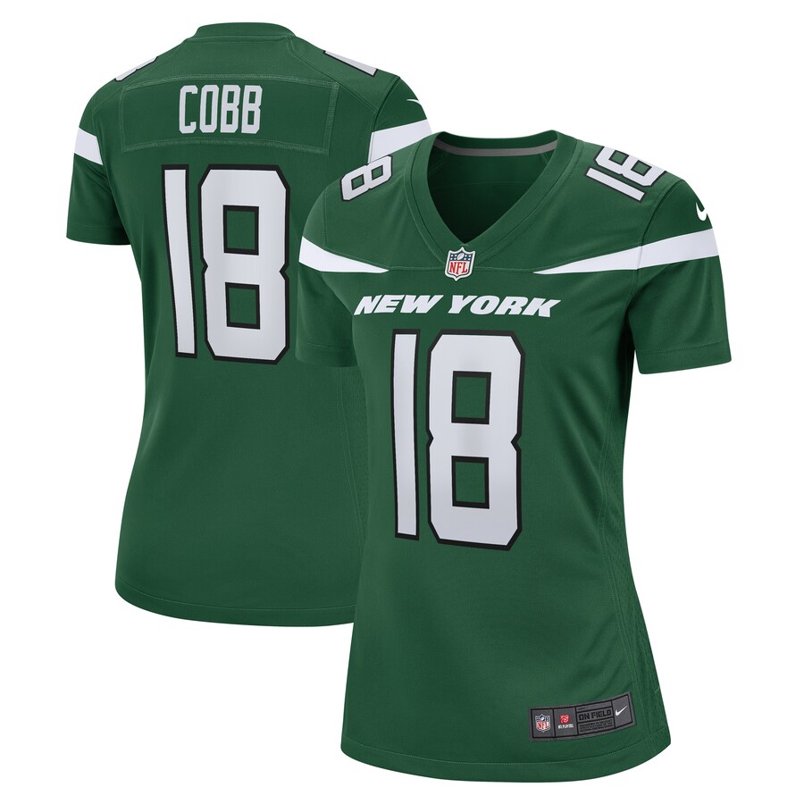 Women's New York Jets Randall Cobb Nike Gotham Green Game Jersey