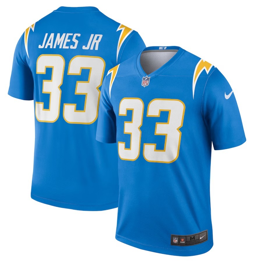 Men's Los Angeles Chargers Derwin James Nike Powder Blue Team Legend Player Performance Top