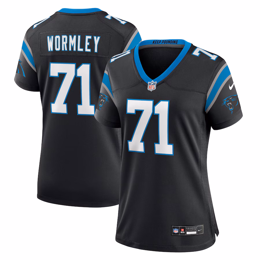 Women's Carolina Panthers Chris Wormley Nike Black Game Jersey