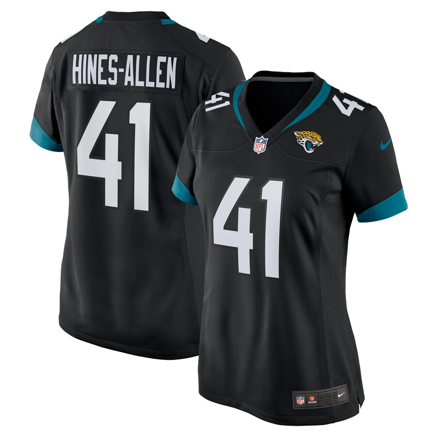 Women's Jacksonville Jaguars Josh Hines-Allen Nike Black Alternate Player Game Jersey