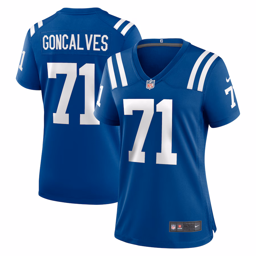 Women's Indianapolis Colts Matt Goncalves Nike Royal Game Jersey