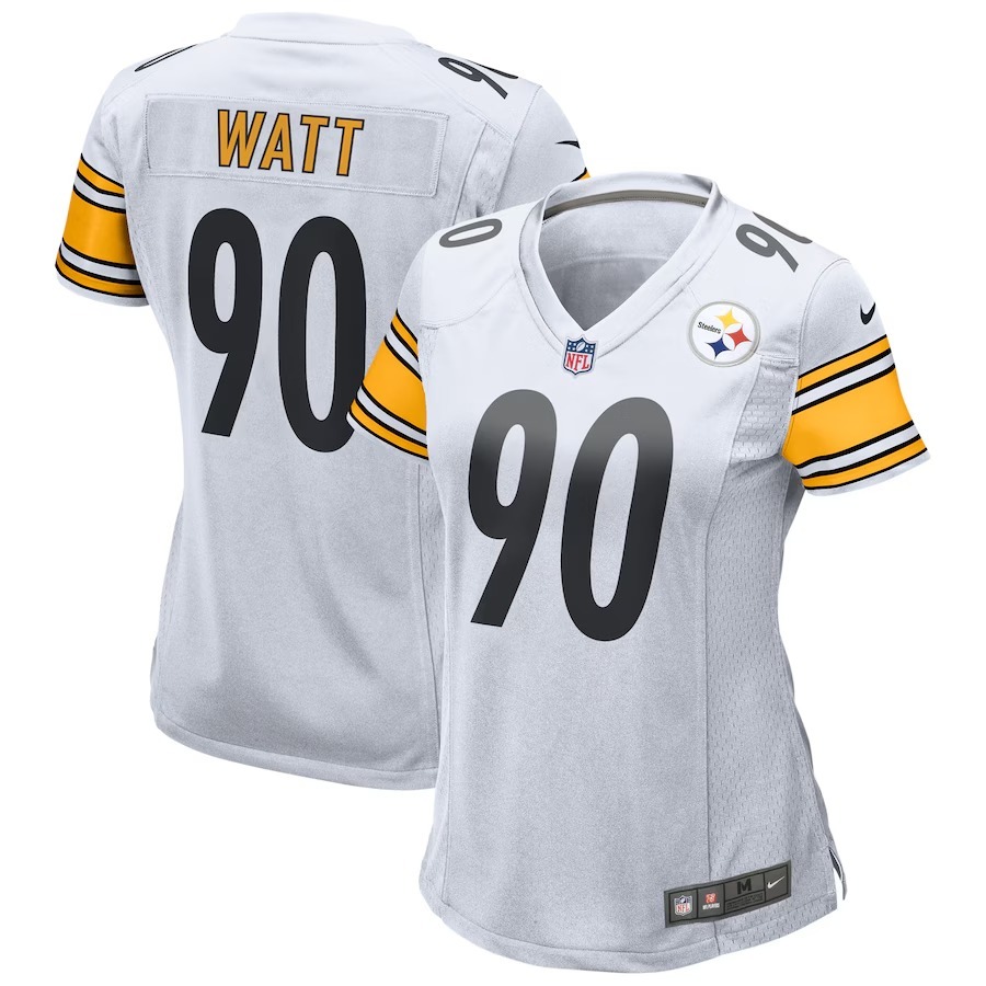 Women's Pittsburgh Steelers T.J. Watt Nike White Player Jersey