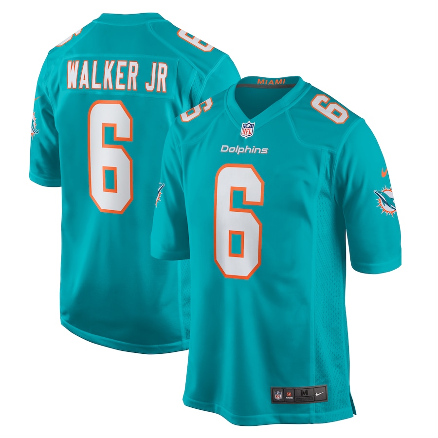 Men's Miami Dolphins Anthony Walker Jr. Nike Aqua Game Jersey