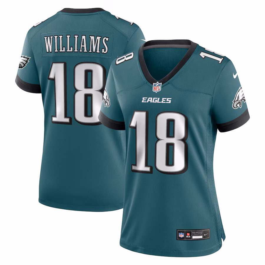 Women's Philadelphia Eagles Avery Williams Nike Midnight Green Team Game Jersey