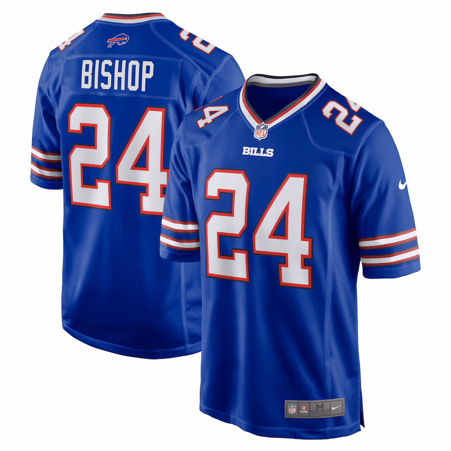 Men's Buffalo Bills Cole Bishop Nike Royal Game Jersey