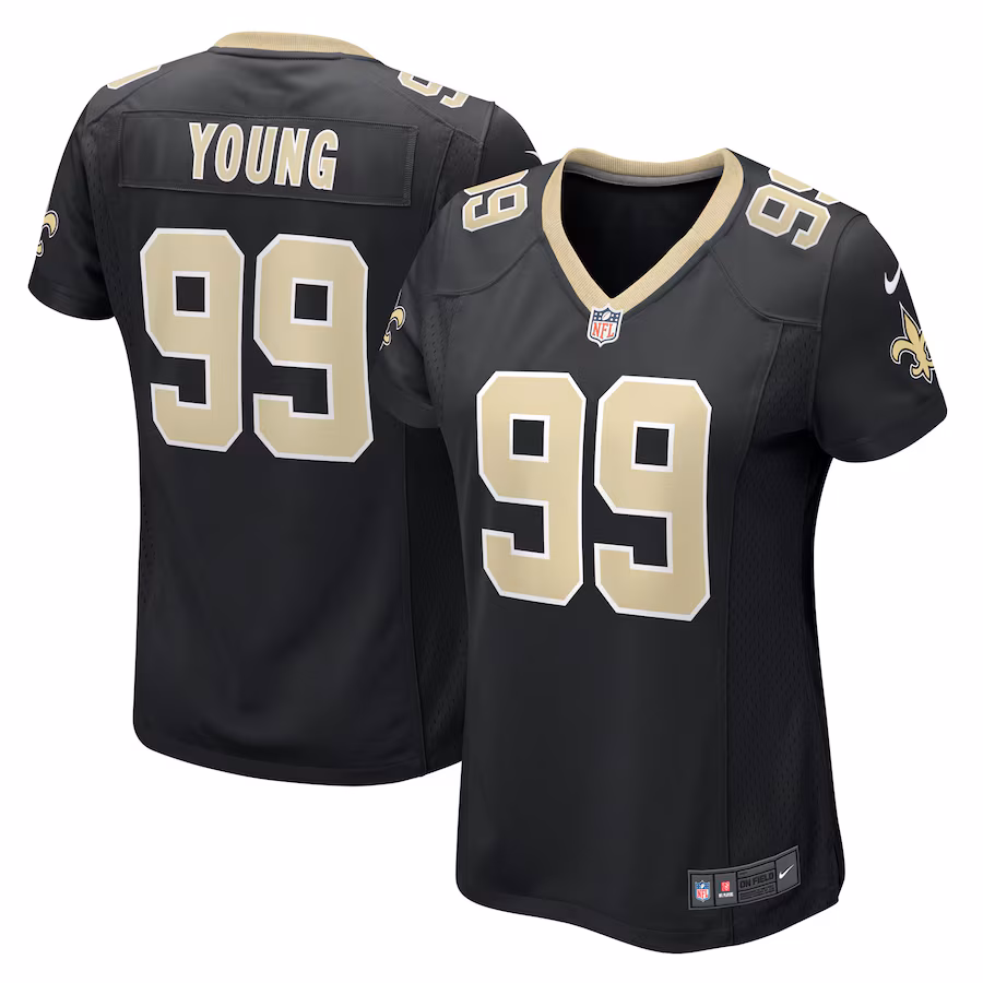 Women's New Orleans Saints Chase Young Nike Black Game Jersey