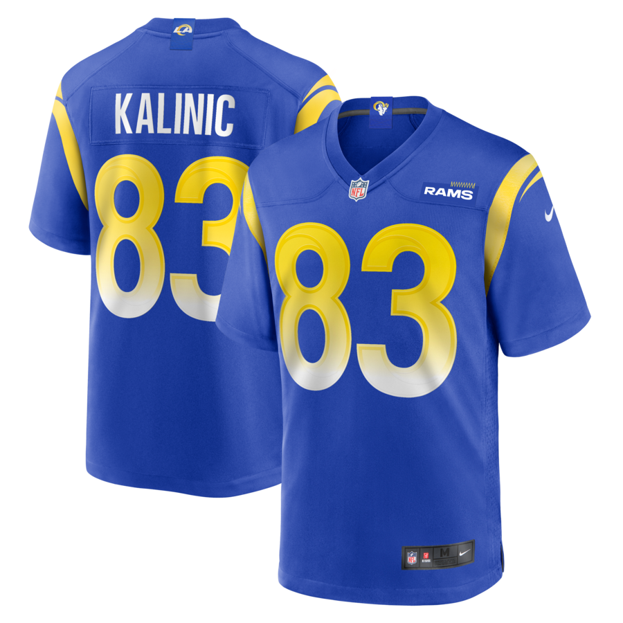 Men's Los Angeles Rams Nikola Kalinic Nike Royal Game Jersey