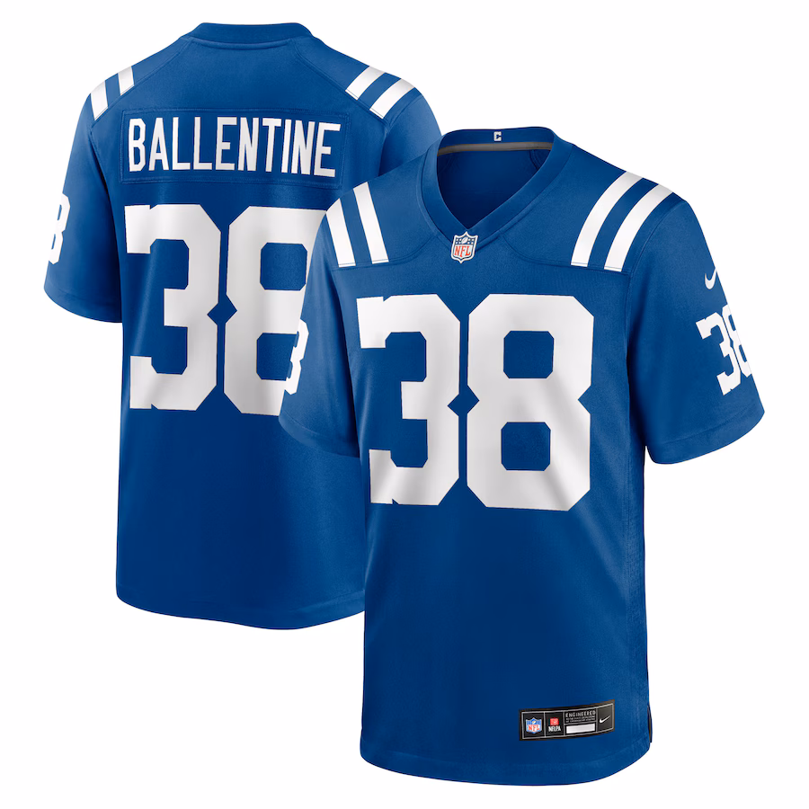 Men's Indianapolis Colts Corey Ballentine Nike Royal Team Game Jersey