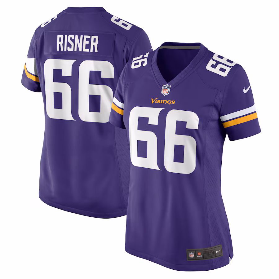 Women's Minnesota Vikings Dalton Risner Nike Purple Game Jersey