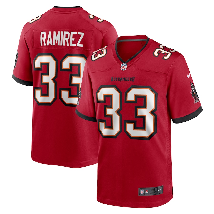 Men's Tampa Bay Buccaneers Jose Ramirez Nike Red Game Jersey
