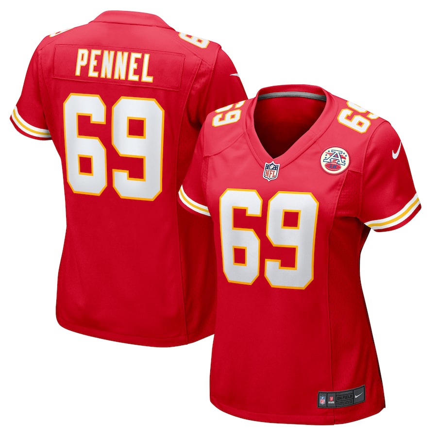 Women's Kansas City Chiefs Mike Pennel Nike Red Game Jersey