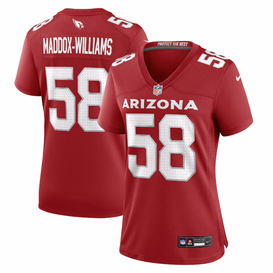Women's Arizona Cardinals Tyreek Maddox-Williams Nike  Cardinal  Game Jersey