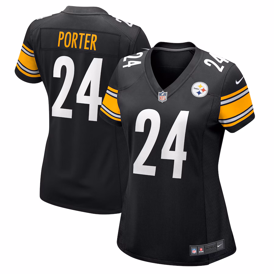 Women's Pittsburgh Steelers Joey Porter Jr. Nike Black Game Jersey
