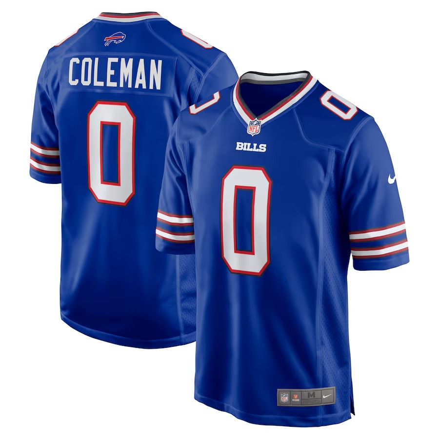 Men's Buffalo Bills Keon Coleman Nike Royal Player Game Jersey