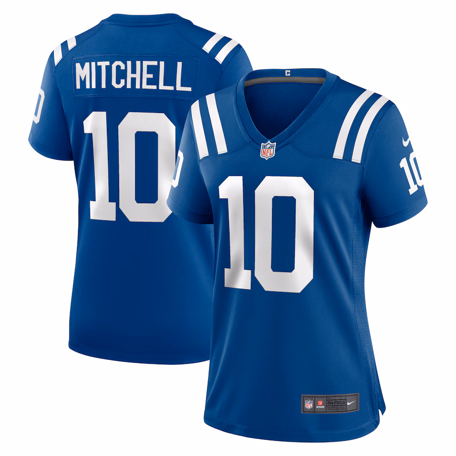 Women's Indianapolis Colts Adonai Mitchell Nike  Royal Game Jersey